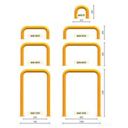 Arceau de Protection  ø76mm galvanisé Renforcé VISO