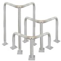 Arceau de protection d'angle ø76mm galvanisé