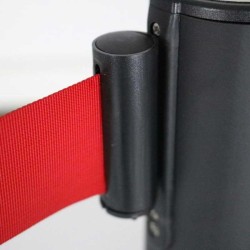 Poteau à Sangle Économique VISO Chromé – Sangle Rétractable 2 m