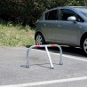 Barrière de Parking Rabattable VISO  Acier Zingué Ø38 mm avec Cadenas