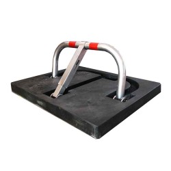 Arceau de parking ø60mm & base encastrable
